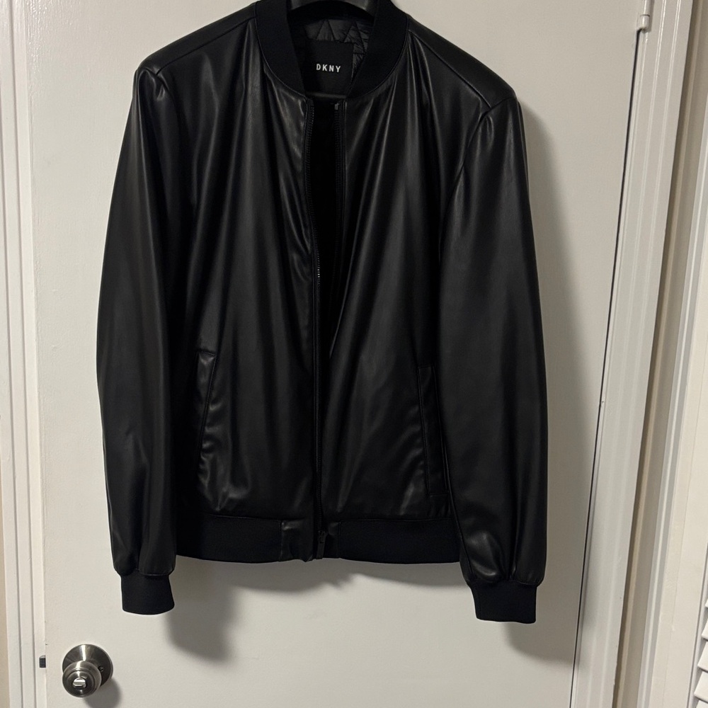 DKNY Black Bomber Jacket